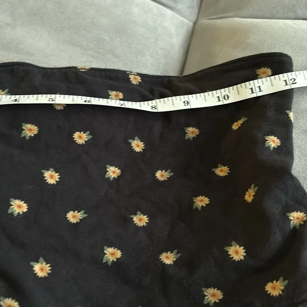Hollister Reversible Floral Black Women's Tube Top size small